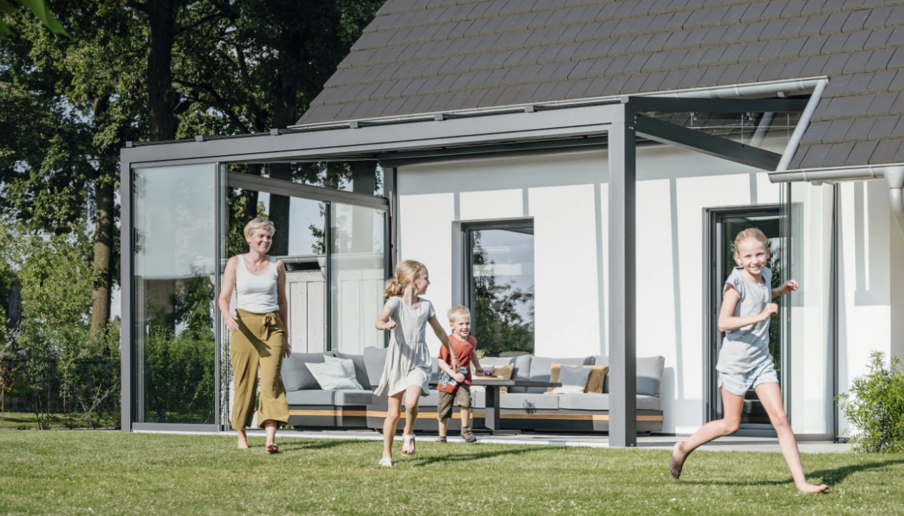 Wintergarten von oben